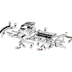 Support de cric arrière pour Combi Split