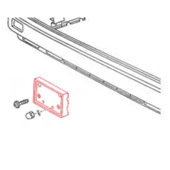 Support de plaque d'immatriculation avant pour Golf 1 Cabriolet US 88 -><noscript><img width=