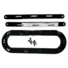 Support de sigle Audi Noir brillant pour calandre Sport