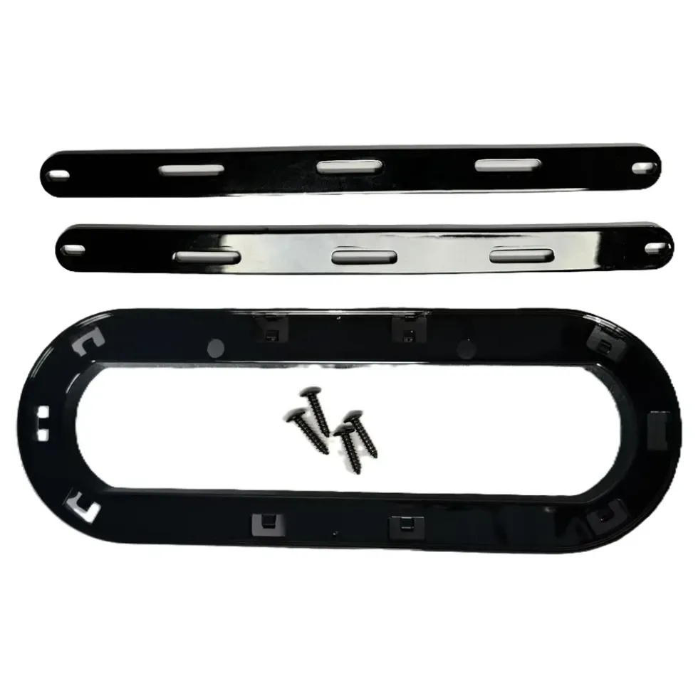 Support de sigle Audi Noir brillant pour calandre Sport