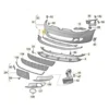 Support de spoiler avant pour Volkswagen Golf 6