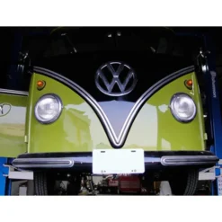 Support d'immatriculation avant en Inox pour VOLKSWAGEN Combi Split Brazil (1957-1975) - Vintage Speed