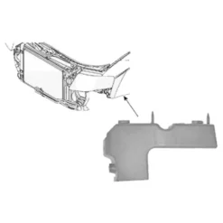 Support extérieur gauche de pare choc avant pour Audi A4 (B7)