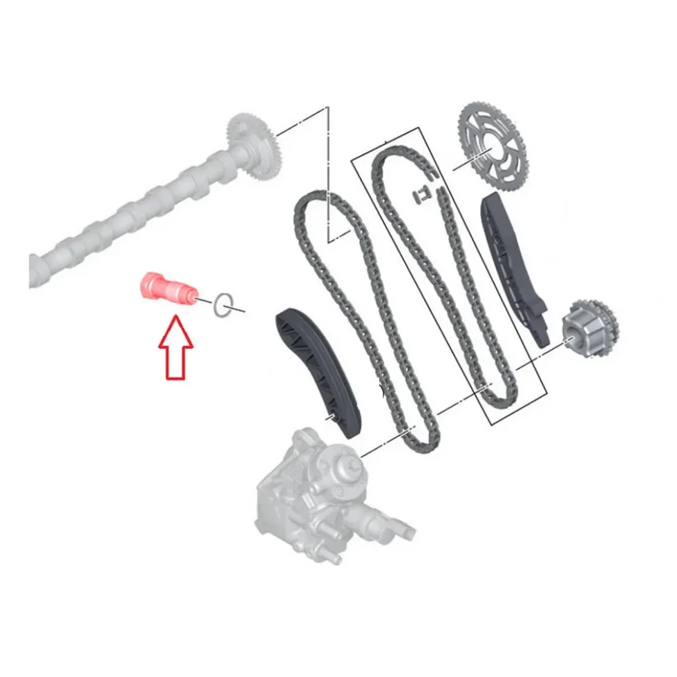 Tendeur de chaine de distribution pour BMW E90/E91/E92/E93
