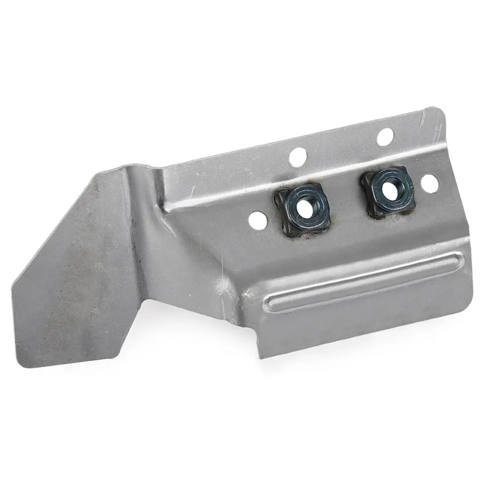 Tôle de fixation de charnière de porte gauche pour 2CV à partir de 1965 - inférieure