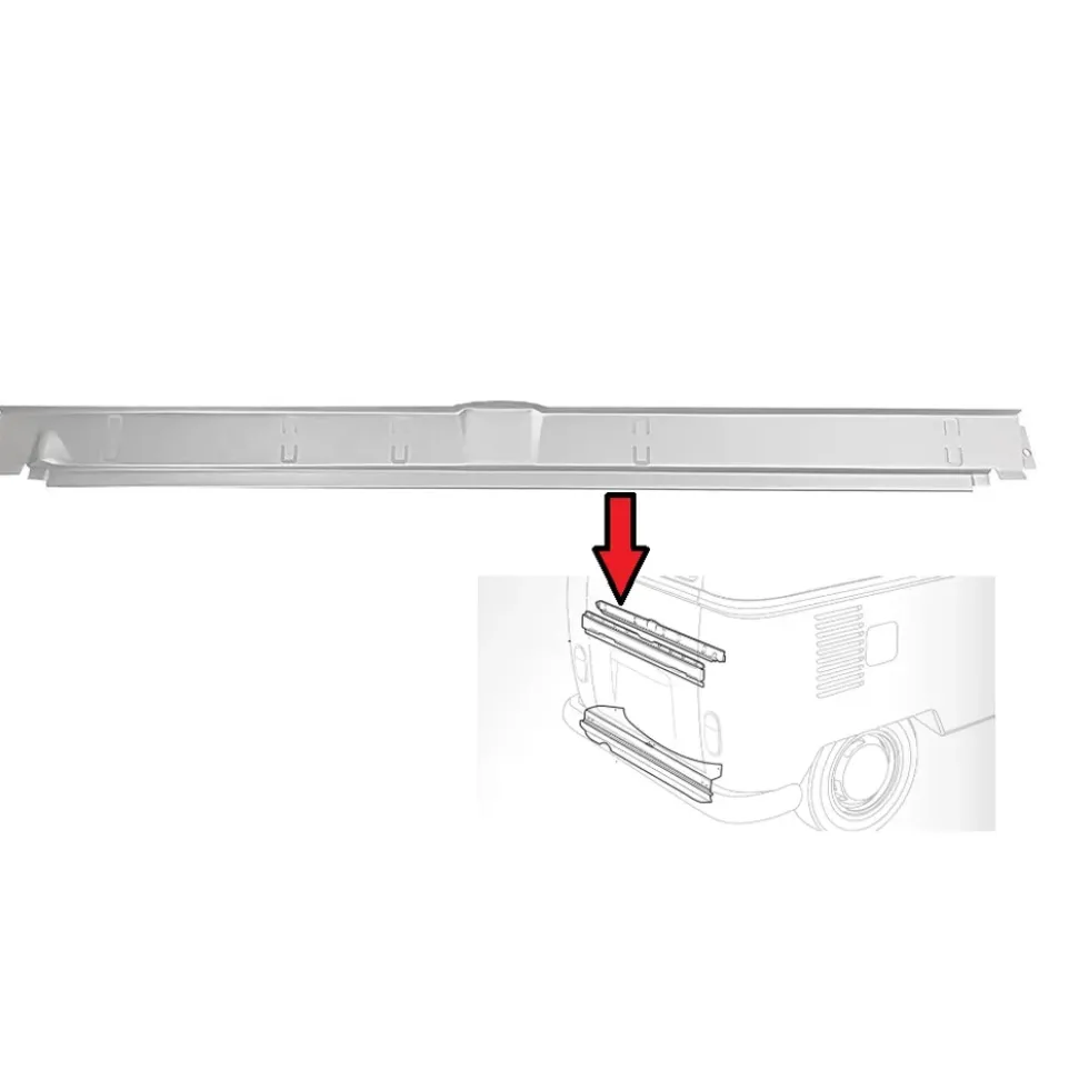 Tôle de renfort intérieur de fixation de capot moteur pour VW Combi Split 55 >63