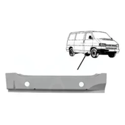 Tôle de réparation intérieure de marchepied droit pour VW Transporter T4