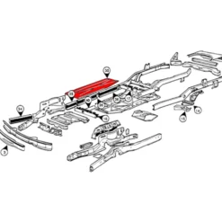Tôle de soubassement latéral droite pour VOLKSWAGEN Combi Bay Window (1968-1979)