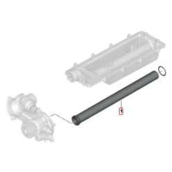 Tube d'alimentation de refroidissement type origine pour BMW X5 E70 (05/2006-03/2010) - v8