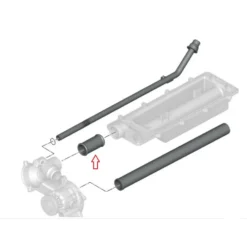 Tube de retour de refroidissement pour BMW X5 E53