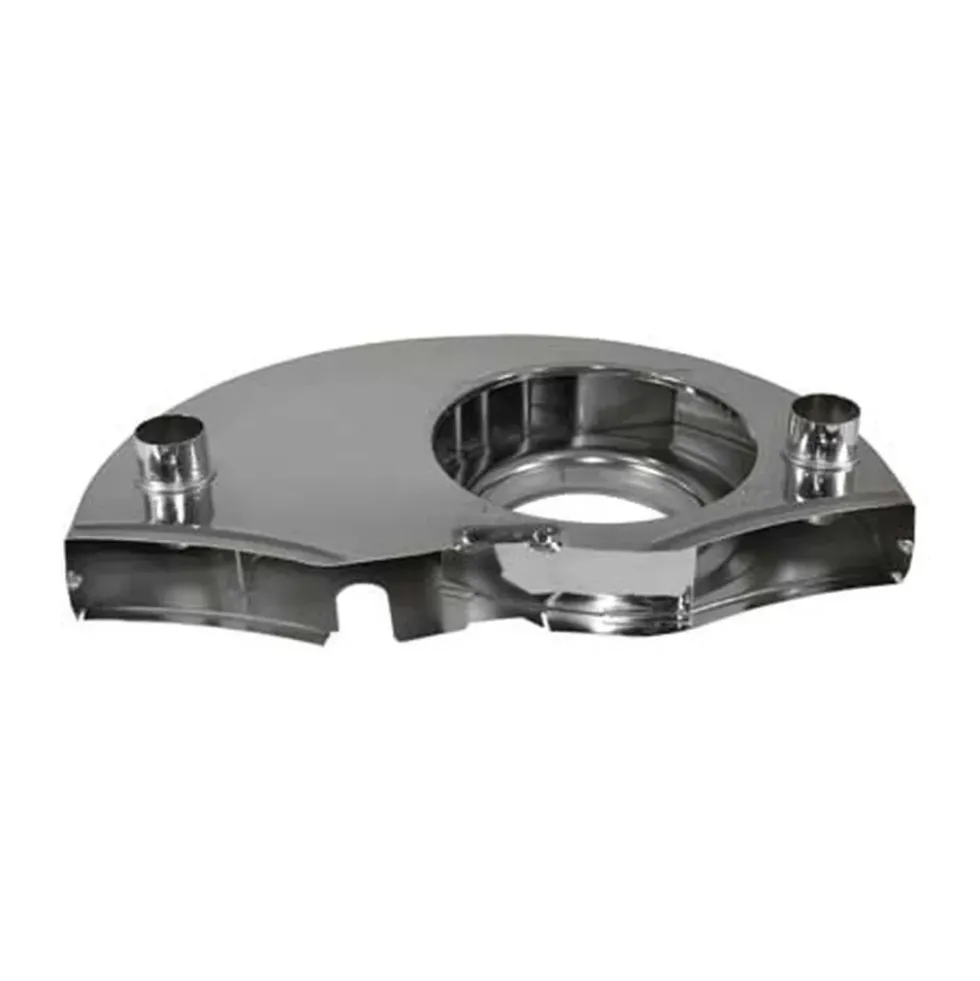 Turbine chromée simple admission avec chauffage pour Volkswagen Coccinelle et Combi