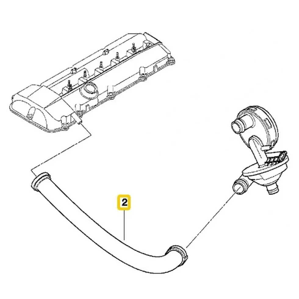 Tuyau de reniflard pour BMW E39