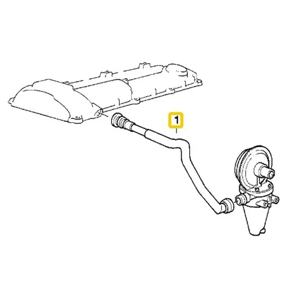 Tuyau de reniflard pour BMW E36 6 cylindres
