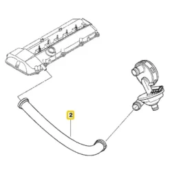 Tuyau de reniflard pour BMW E60/E61