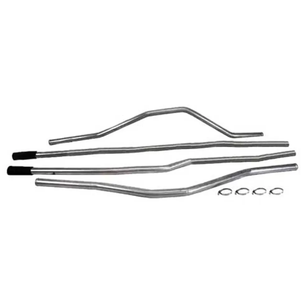 Tuyaux d'eau INOX d'alimentation radiateur pour VW Transporter T25 D / TD - 38 mm