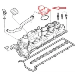 Unité recyclage des vapeurs d'huile FEBI Bmw X5 E70 (01/2007-03/2010)
