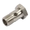 Vis creuse banjo pour fixation de durite de retour d'eau sur turbo