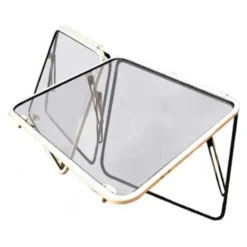 Vitres Safari avant en alu poli pour VOLKSWAGEN Combi Split Brazil (1957-1975)