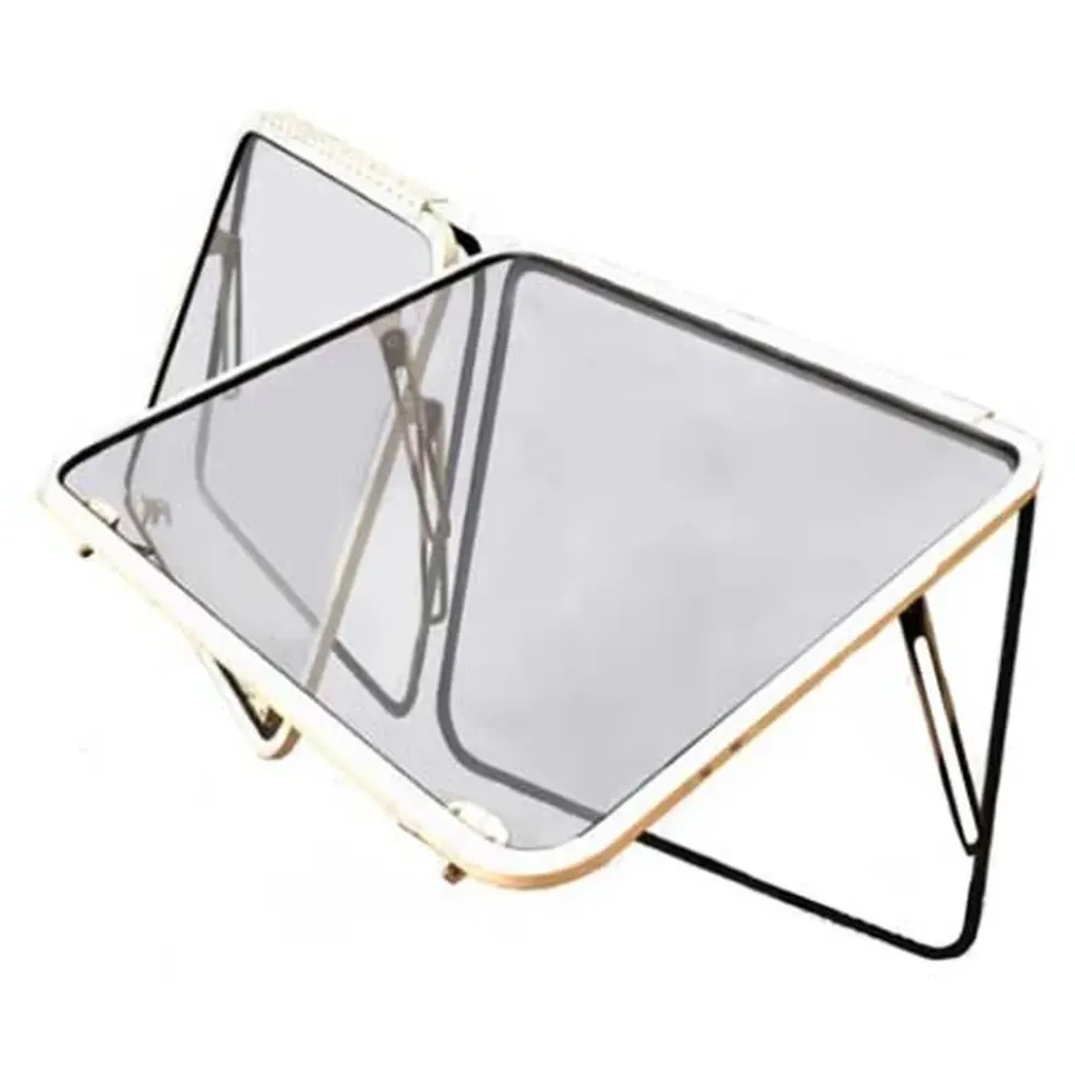 Vitres Safari avant en alu poli pour VOLKSWAGEN Combi Split Brazil (1957-1975)
